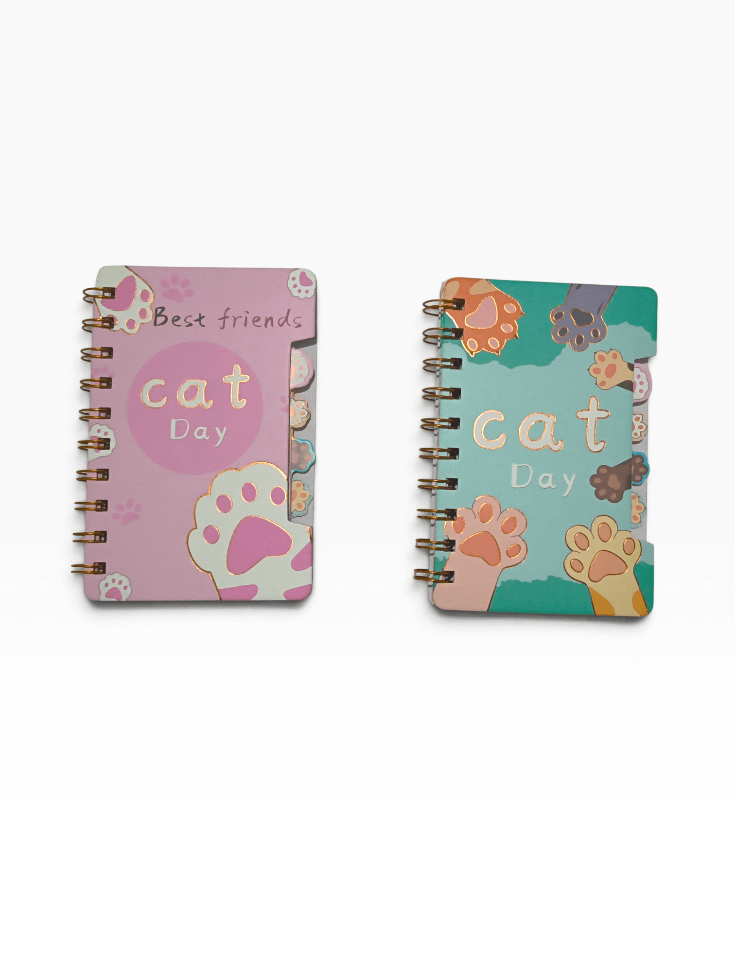 Libreta con carátulas separadoras de patitas